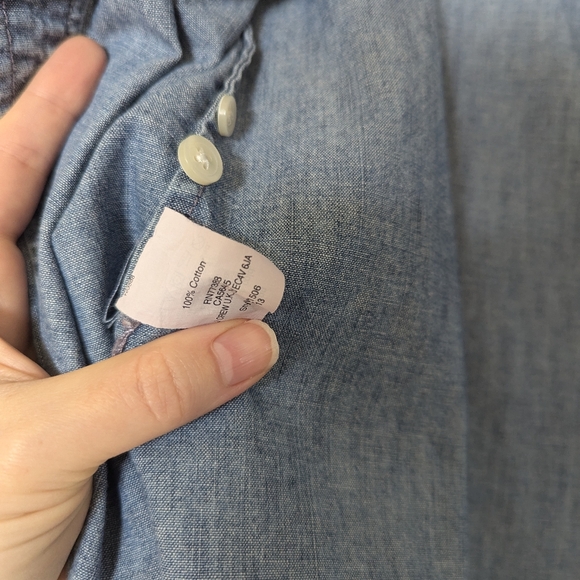 J Crew, Denim Shirt, Size Small - Picture 5 of 5